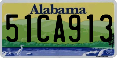 AL license plate 51CA913