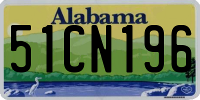 AL license plate 51CN196