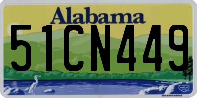 AL license plate 51CN449