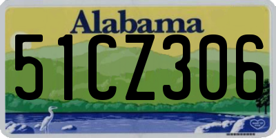 AL license plate 51CZ306