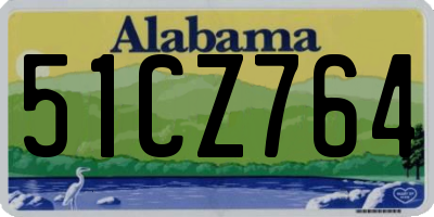 AL license plate 51CZ764