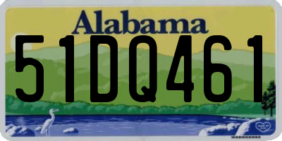 AL license plate 51DQ461