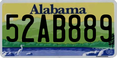 AL license plate 52AB889