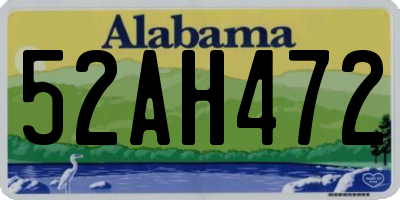 AL license plate 52AH472