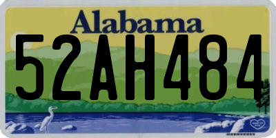 AL license plate 52AH484