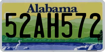 AL license plate 52AH572