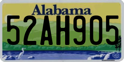 AL license plate 52AH905