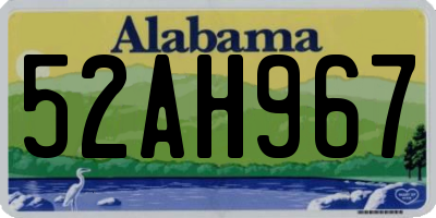 AL license plate 52AH967