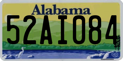 AL license plate 52AI084