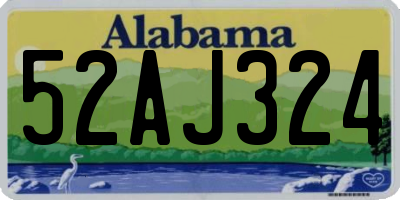 AL license plate 52AJ324
