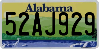 AL license plate 52AJ929