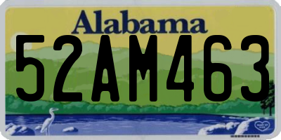 AL license plate 52AM463
