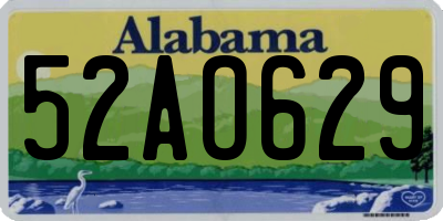 AL license plate 52AO629