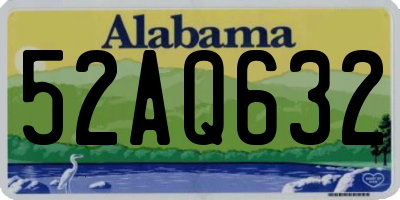 AL license plate 52AQ632