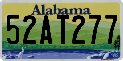 AL license plate 52AT277