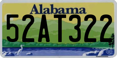 AL license plate 52AT322