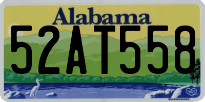 AL license plate 52AT558