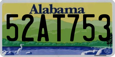 AL license plate 52AT753
