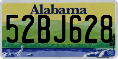 AL license plate 52BJ628