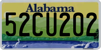 AL license plate 52CU202