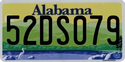 AL license plate 52DS079