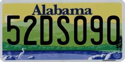AL license plate 52DS090
