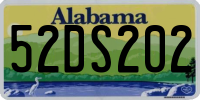 AL license plate 52DS202
