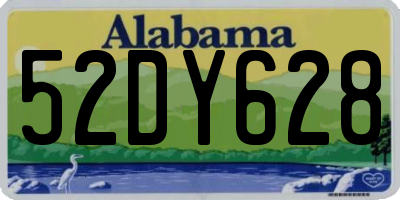 AL license plate 52DY628