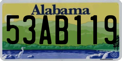 AL license plate 53AB119