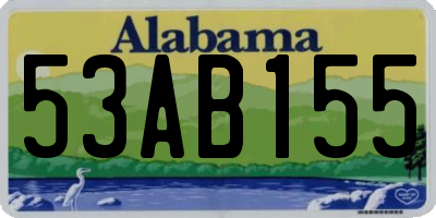 AL license plate 53AB155
