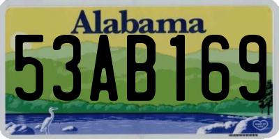 AL license plate 53AB169