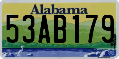 AL license plate 53AB179