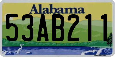 AL license plate 53AB211