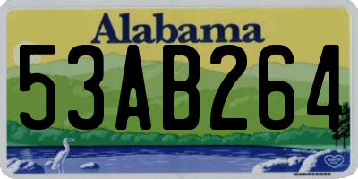 AL license plate 53AB264