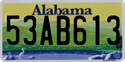 AL license plate 53AB613
