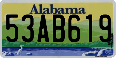 AL license plate 53AB619