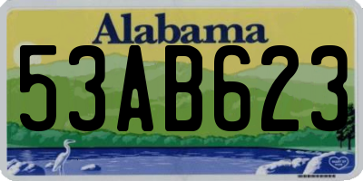 AL license plate 53AB623