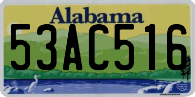 AL license plate 53AC516
