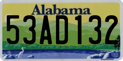 AL license plate 53AD132