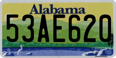 AL license plate 53AE620