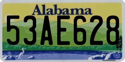 AL license plate 53AE628