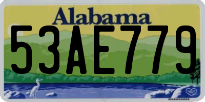 AL license plate 53AE779
