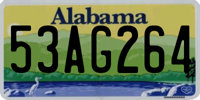 AL license plate 53AG264