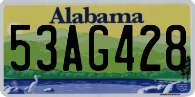 AL license plate 53AG428