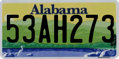 AL license plate 53AH273