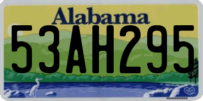 AL license plate 53AH295