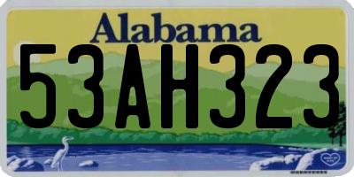 AL license plate 53AH323