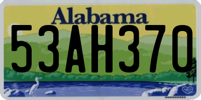 AL license plate 53AH370
