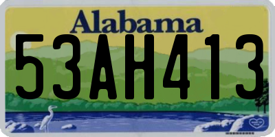 AL license plate 53AH413