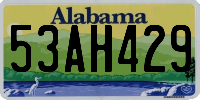 AL license plate 53AH429